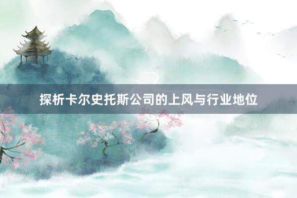 探析卡尔史托斯公司的上风与行业地位
